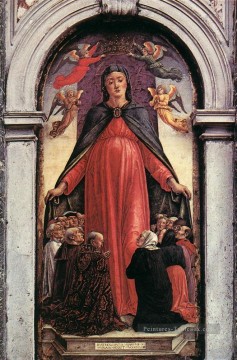 Madonna Della Misericordia Bartolomeo Vivarini Peinture à l'huile